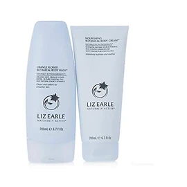 Liz Earle Orange Flower Botanical Body Wash & Nourishing Botanical Body Cream Gift Set