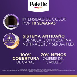 Palette Tinte para cabello Color Creme Rubio Claro 8-0, 50 ml