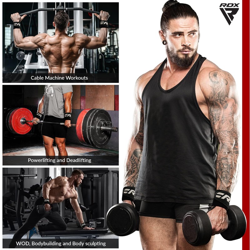 RDX Wrist Wraps for Gym Strength Training Weight Lifting Fitness