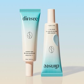 Dinsey [Dinsy] Premium Vegan Blue Tone-Up Sun Cream 50ml SPF50+PA++++ 2 Pieces / [딘시] 프리미엄 비건 블루 톤 업 선크림 50ml SPF50+PA++++ 2개