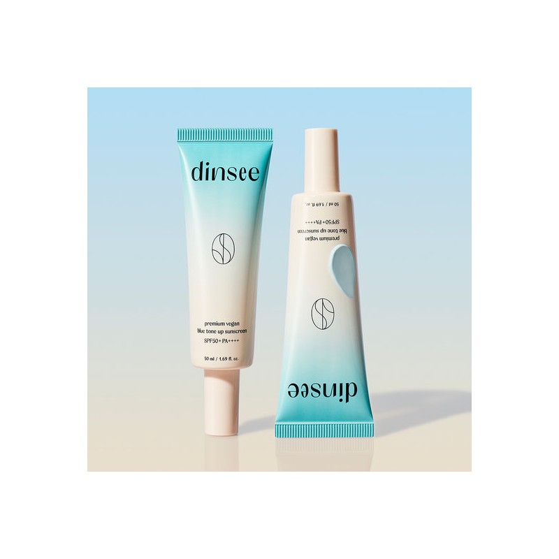 Dinsey [Dinsy] Premium Vegan Blue Tone-Up Sun Cream 50ml SPF50+PA++++