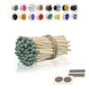 3” Inch Long Wooden Refill Matchsticks with Strike Stickers -