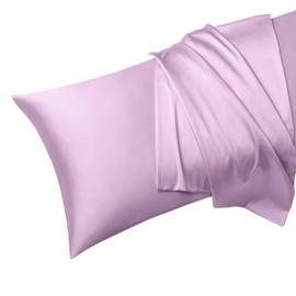 Softhour Silky Body Pillowcase Premium Body Pillow Cover Satin Pillow Cases with Zipper Closure for Hair and Skin, 20 x 54 Inches, Gifts for Women Men, Light Brown