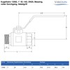 VARIOSAN Ball Valve 13392 1 Inch Female Thread / Male
