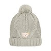 Steiff Boys Bobble Beanie Hat, Soft grey melange