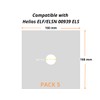 BFS Filters Pack of 5 Replacement Filters Compatible with Helios