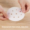 200Pcs Bamboo Steamer Paper, Round Bamboo Steamer Liner with Holes