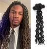 30-Strand Pack of 6'' Curly Dreadlock Extensions – Handmade from