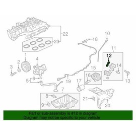 Ford BR3Z-6840-A, Engine Oil Filter Adapter Gasket