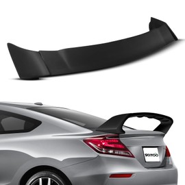 SCITOO Black ABS Rear Trunk Spoiler Wing 108.5 Inch Replacement fit for 2013-2015 for Honda Civic