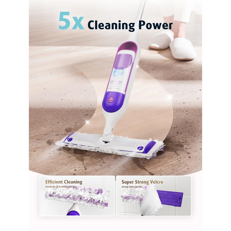 AIR U+ 24 Pack Disposable Power Mop Pads Refills for