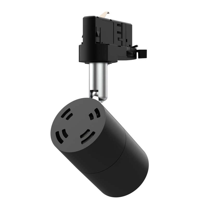 Mextronic 3-Phase LED Spotlight Black (GU10) White for Rail System