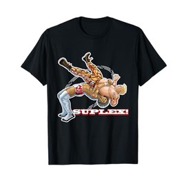 Saytoons Suplex! Pro Wrestling Art T-Shirt