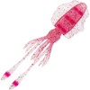 Viseo Real Bait Squid, 4 Inch, Border Pink Clear