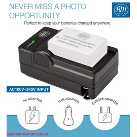 Big Mike's BM Premium NB7L Battery Charger for Canon PowerShot G10, G11, G12, SX30 is Digital Cameras