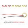 Cheerock Pack of 20 Piezo Disc, 20mm Piezo Discs Transducer