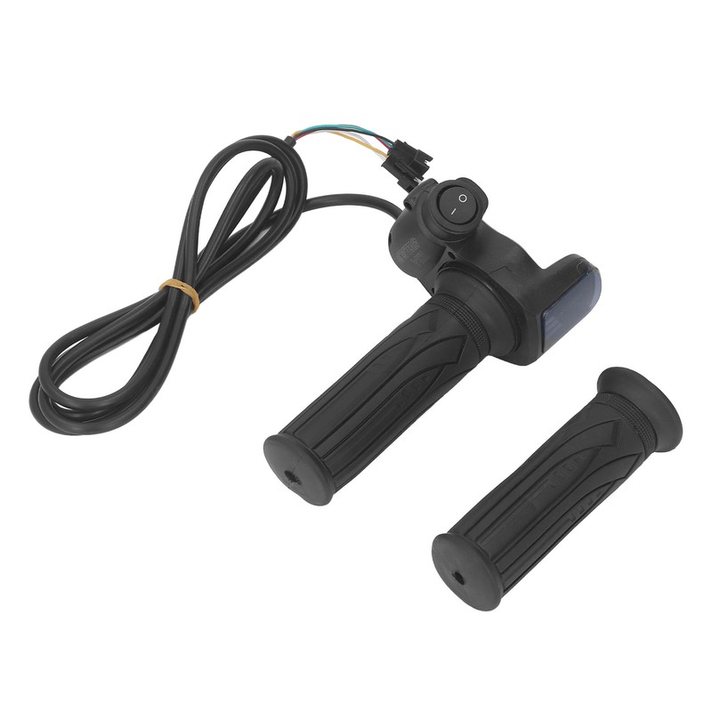 1 Pair Electric Bike Throttle Grip Rubber Twist Throttle Grips