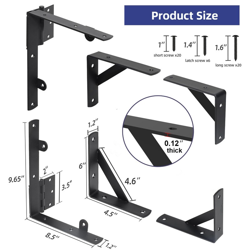 Fence Gate Kit Gate Hardware, 1 Set Anti Sag Gate