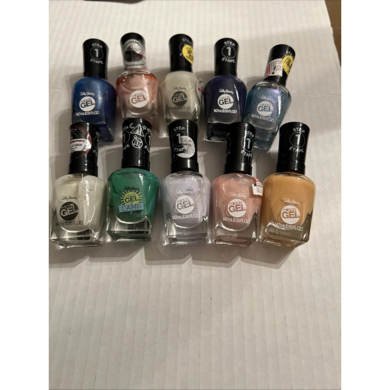 Sally Hansen Miracle Gel Nail Polish Step One Mixed-Lot Of
