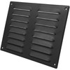 10" x 7.5" Inch (Outer Dimensions) - Anthracite Air Vent