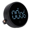 Digital Kitchen Timer LED Display Rotating 3 Volume Levels Adjustable