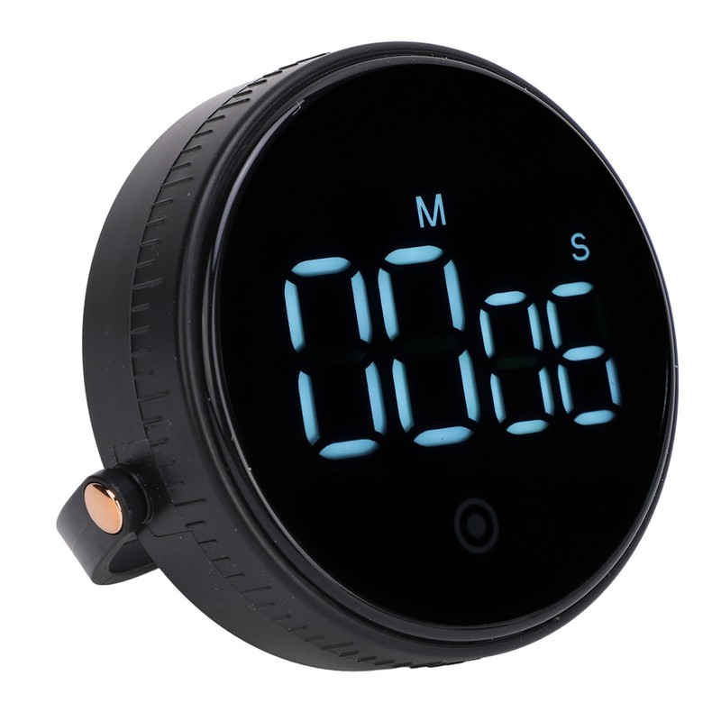 Digital Kitchen Timer LED Display Rotating 3 Volume Levels Adjustable
