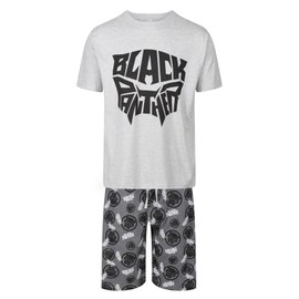 Mens Short Pyjamas Character Movie Night Lounge Sleep PJ Sets M to XXL New (BP Grey XL)