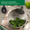 CHEFKOCH Premium Straining Spoon - Perfect for Straining Dumplings, Mouth