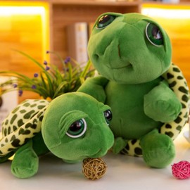 champracer Cuddly Toy Turtle Cute Turtle Plush Toy Fluffy Turtle Soft Toy for Cuddling & Playing Decorative Cushion for Cuddly Corner Children's Room Bedroom Decoration (28 cm)