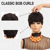 DOcute Short Wigs For Black Women Short Curly Pixie Cut