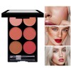 KARLOR 6 Colours Blush Palette Matte Blush Powder Blush Palette