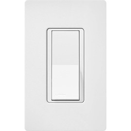 Lutron Claro On/Off Switch, 15-Amp, Single-Pole, SC-1PS-SW, Snow