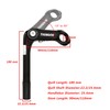 Thinvik Bike Quill Stem, 25.4mm Quill Shaft Diameter, Angle Adjustable