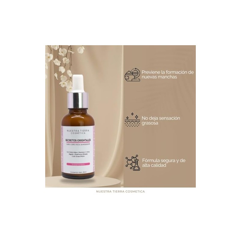 Suero Despigmentante Ac. Kjico 5 Arbutina Vit. C 30ml