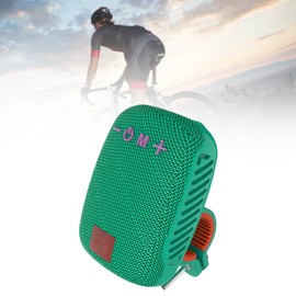 Bicycle Bluetooth Speaker, Wireless Handlebar Speaker with FM Radio, Supports Pairing, Hands-Free Calls, Card Insert, IPX5 Waterproof for Cycling, Hiking