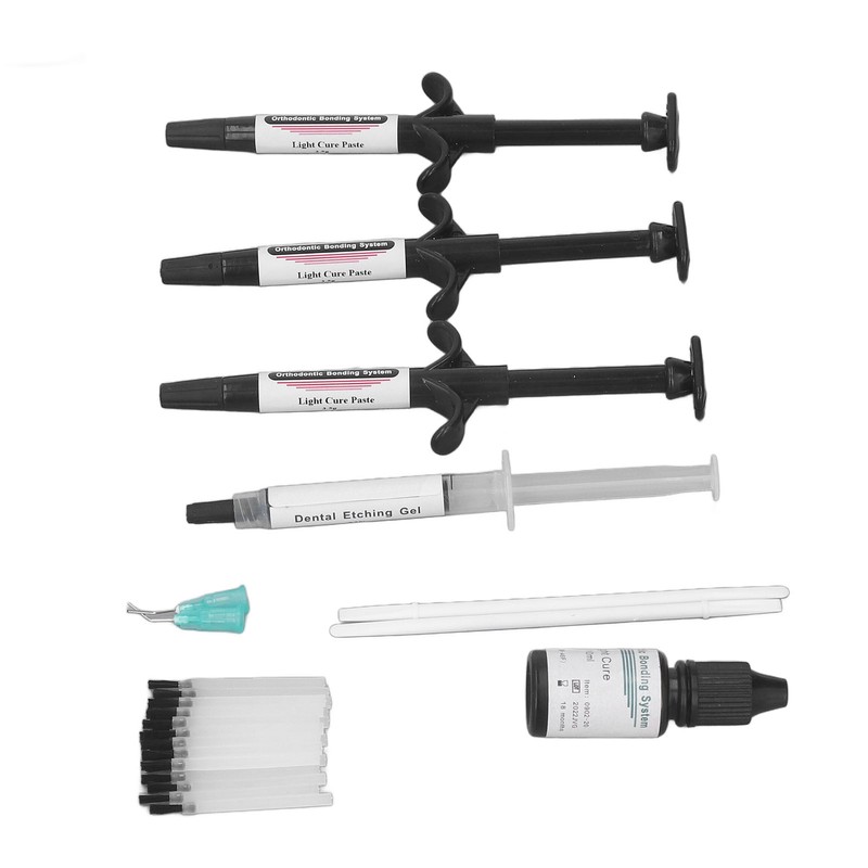 Dental Adhesive Cure Syringe High Bond Strength Orthodontic Dental Bonding