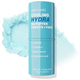 Cooling Hydra De-puffer Wet N Wild Para Ojos Y Rostro Barra Gel Primer De Maquillaje Hidratante fecto Refrescante Ácido Hialurónico, Minimiza Poros Y Líneas De Expresión, Larga Duración Serum Cooling Hydra Desinflama Rostro