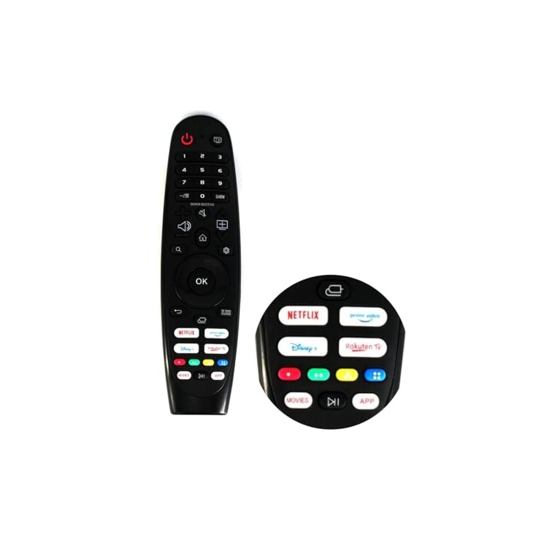 Replacement Remote Control for LG TV OLED55E97LA OLED55E9PLA OLED55GX6LA OLED55GX9LA