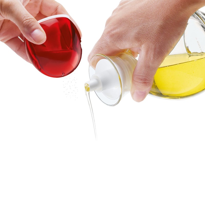 Guzzini 27830000 Vinegar or Oil Decanter with Salt or Pepper