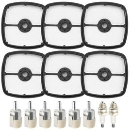 SYOWADA 130310-54130 Air Filter 13120507320 Fuel Filter Tune-Up Kit with Spark Plug, Replacement for Echo SRM 210 225 HC150, Replacement for Oregon 30-119