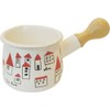 Akaiyaneno Plune Hollow Milk Pan, Size: Body: Approx. W 7.7
