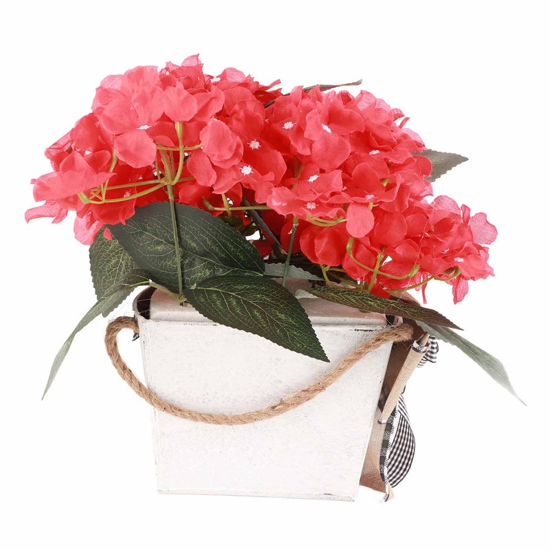 Red Geranium Barrel Wreath Front Door Red Geranium Basket Wreath