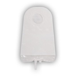 ConvaTec 401536 SUR-FIT 10" Natura Urostomy Pouch with 1-Sided Comfort Panel, Standard, Fold-Over Tap, Transparent, 2-1/4" Flange, Pack of 10