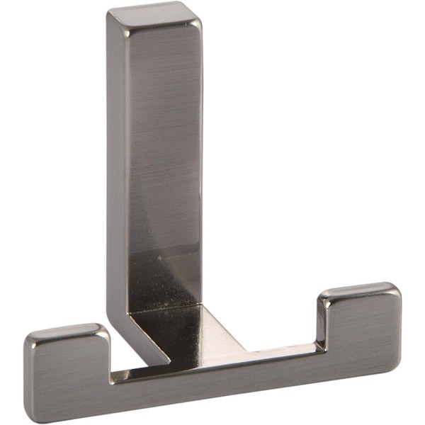 GedoTec Doradus Modern Coat Hook Double Hook Metal Nickel-Plated Fine