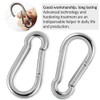 Wnddle Set of 10 Carabiner Hooks 7 x 70 mm,