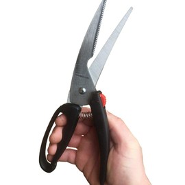 Poultry Shears Chicken Cutting Scissors Meat Cooking Cutlets Stainless Steel Multi-Purpose Utility Shears for Chicken, Poultry, Fish, Meat Spring Loaded Shears Kitchen Turkey