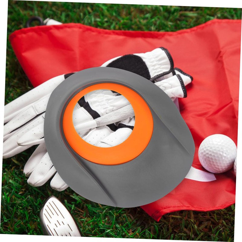 GRIRIW 2pcs Indoor Golf Putting Cup Realistic Plastic Hole Simulator