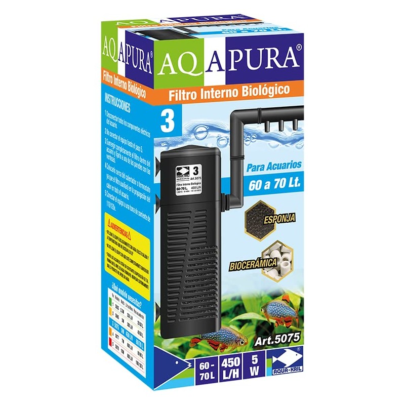 AQAPURA 5075 Filtro Interno 450 L/H