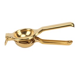 Exprimidor, exprimidor de Mano ergonómico, Antideslizante Acero Inoxidable Duradero para la Cocina (Oro)