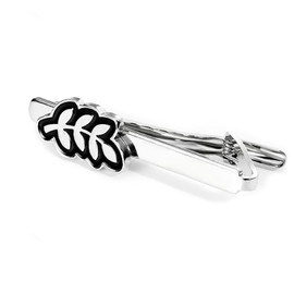 Yierda Funny Tie Clip, Stylish, Men's Playing Cards, Piano, Leaves, Anchor, Musical Notes, Guitar, Skull, Tie Clip, Silver, Gold, Wedding, Business, Tie Clip, Accessory, Gift, Brass, No Gemstone